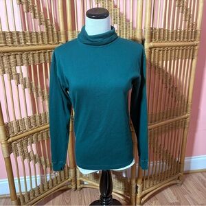 Teal Turtleneck Sweater